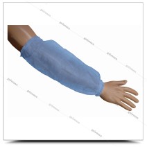 Tek Kullanımlık Tek Lastikli Mavi Tela Kolluk 500 Adet 