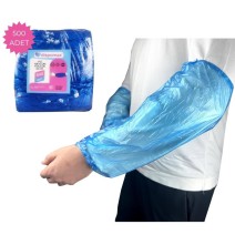 Tek Kullanımlık Naylon Kolluk Mavi 500 Adet