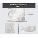 Tek kullanımlık Naylon Önlük Beyaz 100 Adet