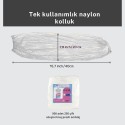 Tek Kullanımlık Naylon Kolluk Beyaz 500 Adet